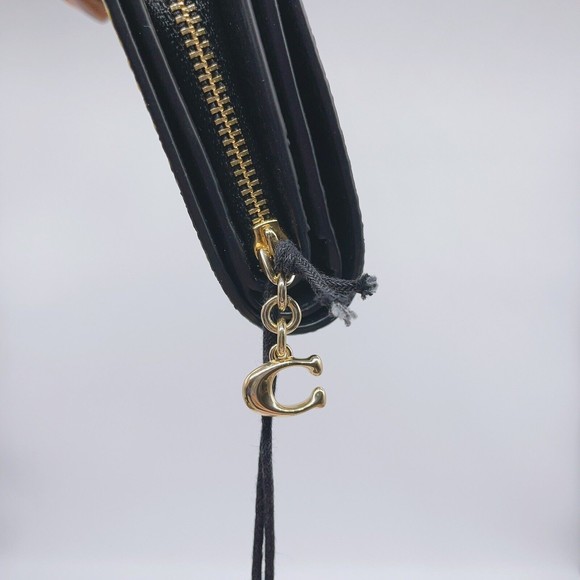 Coach C7446 Disney Mickey Mouse X Keith Haring Snap Zip Wallet NWT Org $198 - Picture 8 of 11